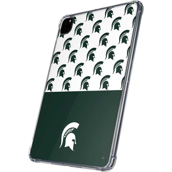 Michigan State University Spartans MSU Split iPad Pro 11in (2024) Clear Case