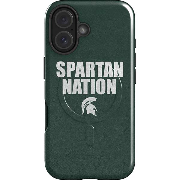 Michigan State University Spartans Nation iPhone 16 Magsafe Impact Case