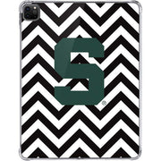 Michigan State University Spartans S Chevron iPad Pro 11in (2024) Clear Case