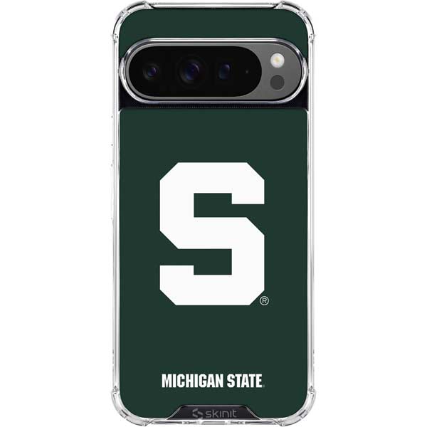 Michigan State University Spartans S Google Pixel 10 Pro XL Clear Case