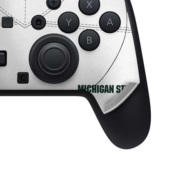 Michigan State University White Jersey Nintendo Switch 2 (2025) Pro Controller Skin