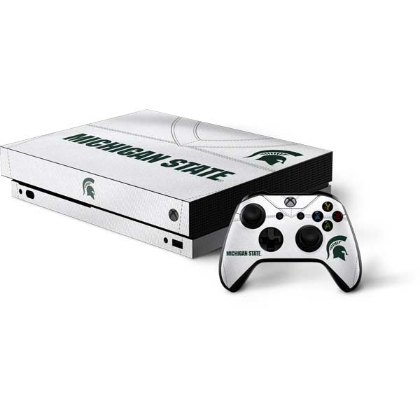 Michigan State University White Jersey Xbox One Skins
