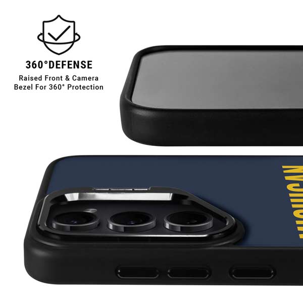 University of Michigan Wolverines M Galaxy S26 Ultra Kickstand Case