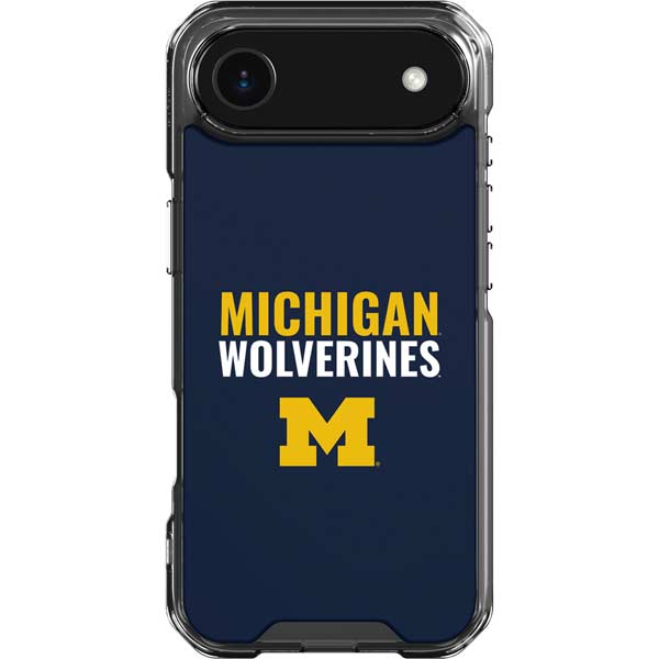 University of Michigan Wolverines M iPhone 17 Air Clear Case