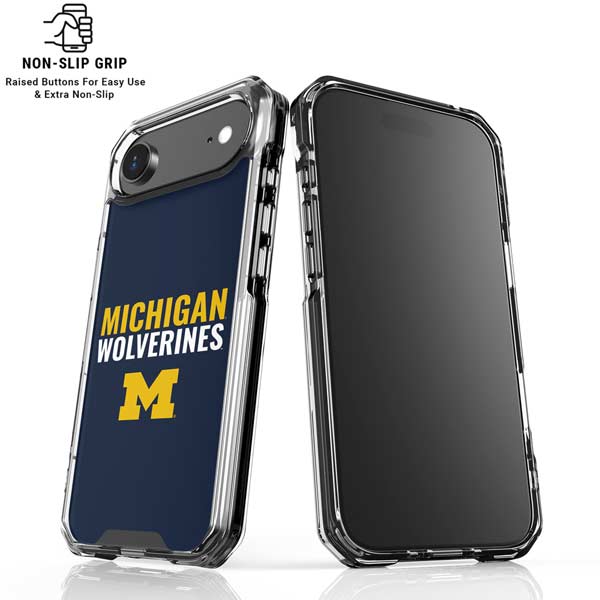 University of Michigan Wolverines M iPhone 17 Air Clear Case