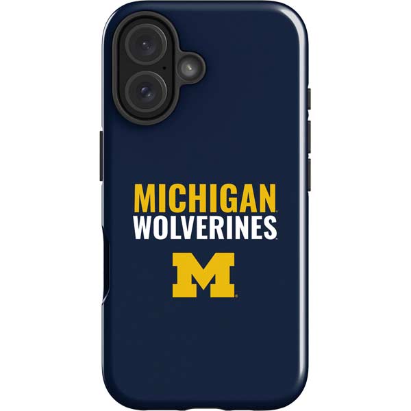 University of Michigan Wolverines M iPhone 17 Impact Case