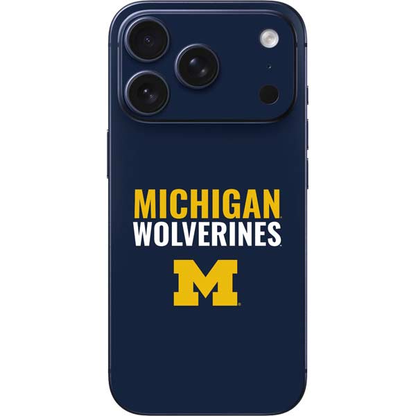 University of Michigan Wolverines M iPhone 17 Pro Max Skin