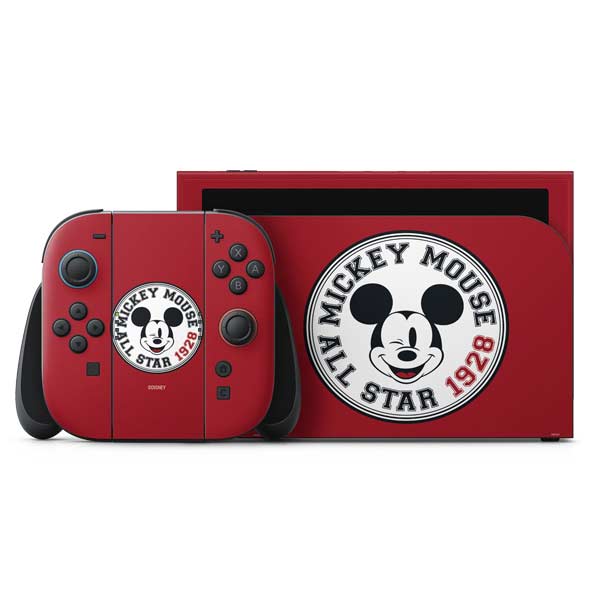 Disney Mickey Mouse All Star 1928 Nintendo Switch 2 (2025) with Joy-Con Skin