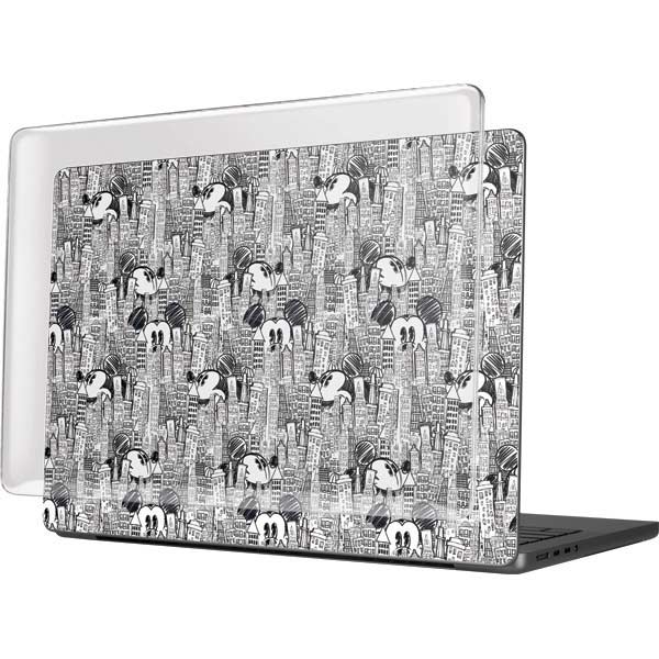 Disney Mickey Mouse Cityscape Sketch MacBook Pro 14in (2021-24) Case plus Skin