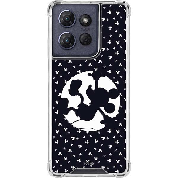 Disney Mickey Mouse Falling Silhouette Moto G 5G (2025) Clear Case