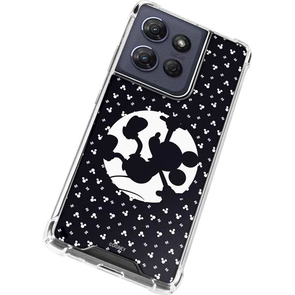 Disney Mickey Mouse Falling Silhouette Moto G 5G (2025) Clear Case