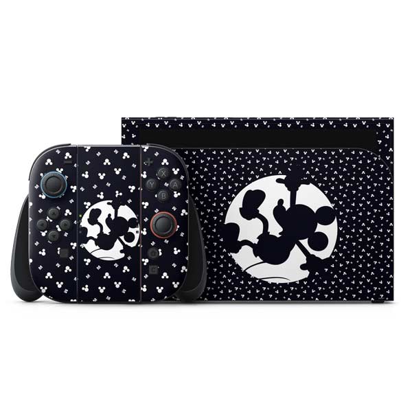 Disney Mickey Mouse Falling Silhouette Nintendo Skins