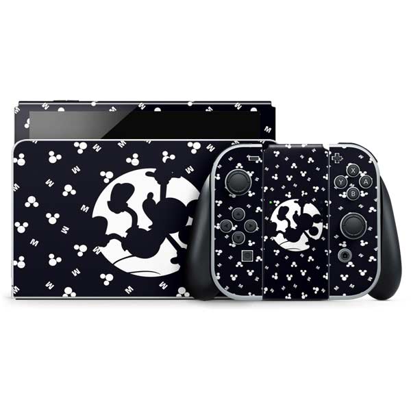 Disney Mickey Mouse Falling Silhouette Nintendo Skins
