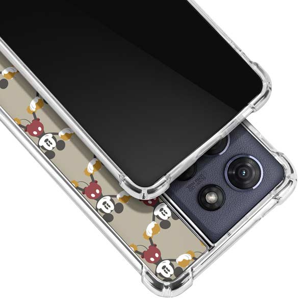 Disney Mickey Mouse Pattern Formation Moto G Play 5G (2025) Clear Case