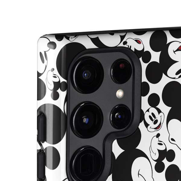 Disney Mickey Mouse Face Pattern Galaxy S25 Ultra Impact Case