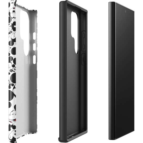 Disney Mickey Mouse Face Pattern Galaxy S25 Ultra Impact Case