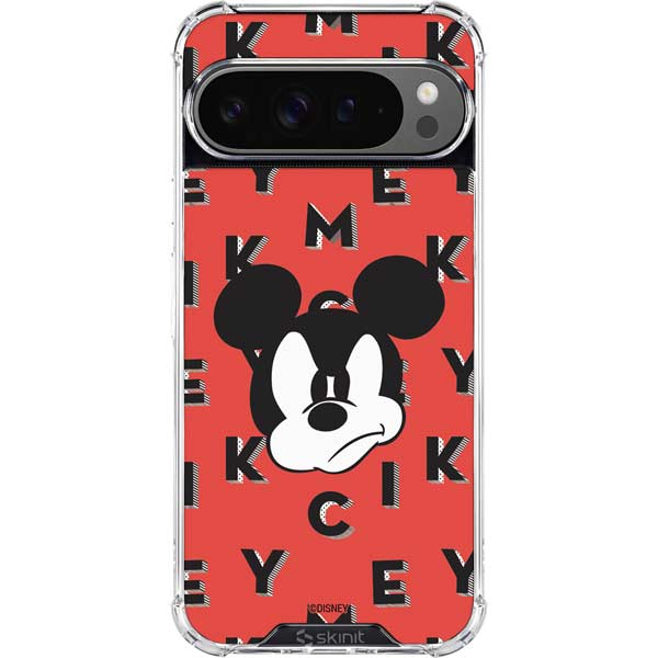 Disney Mickey Mouse Grumpy Face Google Pixel 10 Pro Clear Case