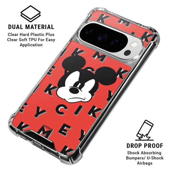 Disney Mickey Mouse Grumpy Face Google Pixel 10 Pro Clear Case