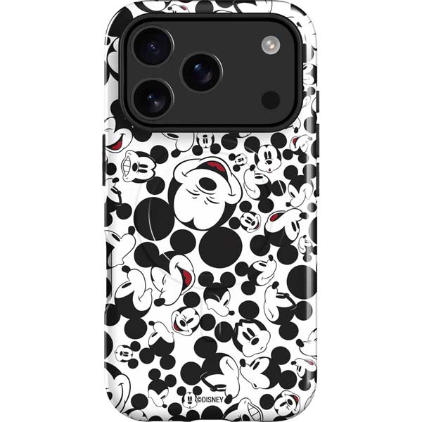 Disney Mickey Mouse Face Pattern iPhone 17 Pro Max Magsafe Impact Case Disney Mickey Mouse Face Pattern iPhone 17 Pro Max Magsafe Impact Case