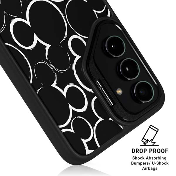 Disney Mickey Mouse Logo Pattern Galaxy S25 Ultra Kickstand Case