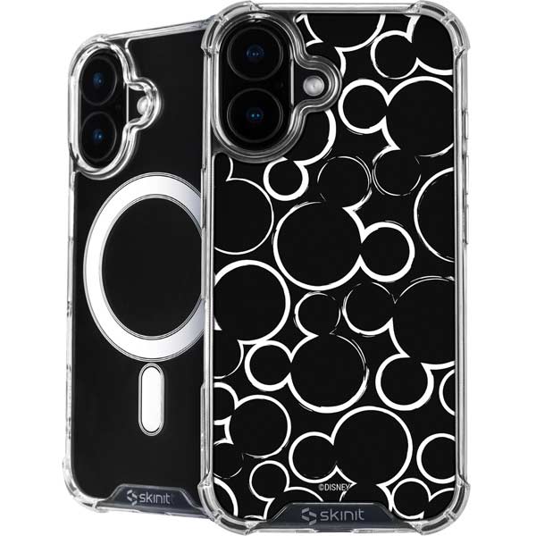 Disney Mickey Mouse Logo Pattern iPhone 16 Plus MagSafe Case