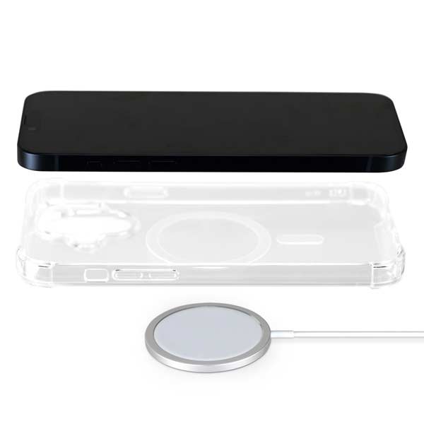 Disney Mickey Mouse Logo Pattern iPhone 16 Plus MagSafe Case