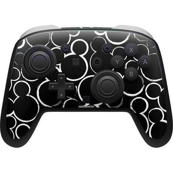 Disney Mickey Mouse Logo Pattern Nintendo Switch 2 (2025) Pro Controller Skin