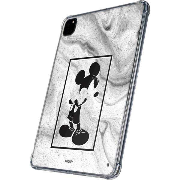 Disney Mickey Mouse Shape on Marble iPad Pro 11in (2024) Clear Case