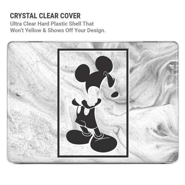 Disney Mickey Mouse Shape on Marble MacBook Pro 14in (2021-24) Case plus Skin