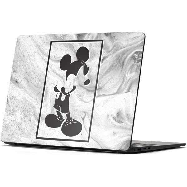 Disney Mickey Mouse Shape on Marble Surface Laptop 7 15in Skin