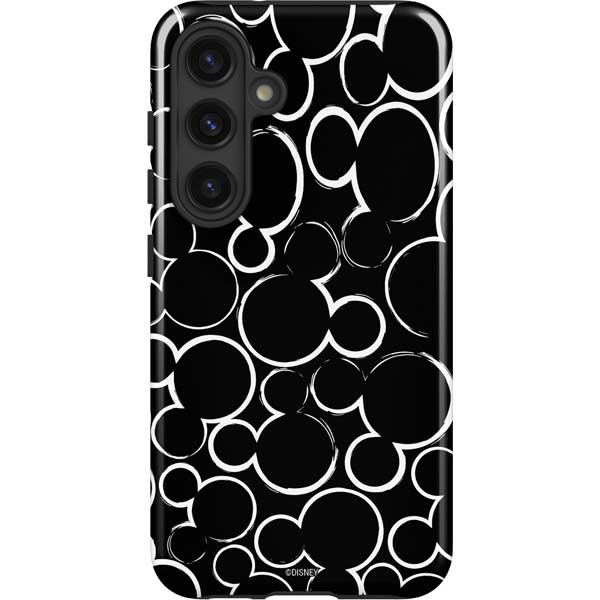 Disney Mickey Mouse Logo Pattern Galaxy S25 Plus Impact Case