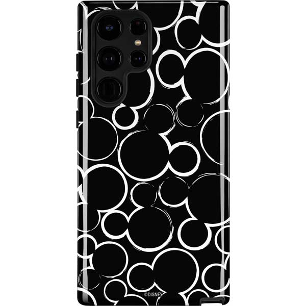 Disney Mickey Mouse Logo Pattern Galaxy S25 Ultra Impact Case