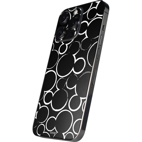 Disney Mickey Mouse Logo Pattern iPhone 15 Pro Max Skin