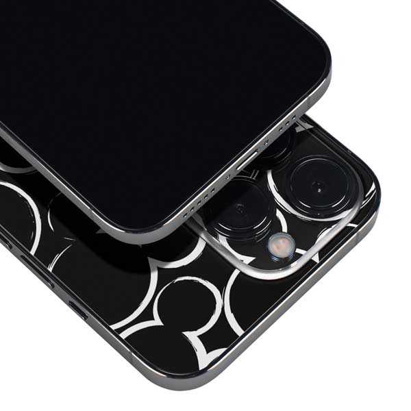 Disney Mickey Mouse Logo Pattern iPhone 15 Pro Max Skin