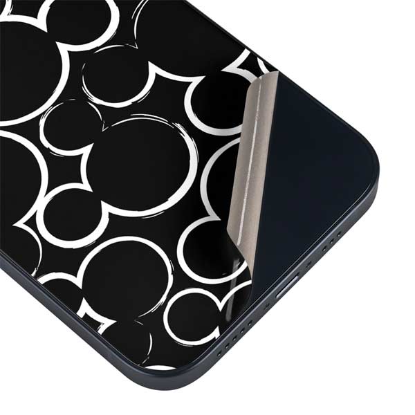 Disney Mickey Mouse Logo Pattern iPhone 15 Skin