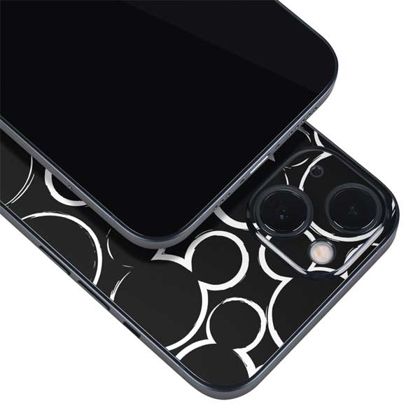 Disney Mickey Mouse Logo Pattern iPhone 15 Skin