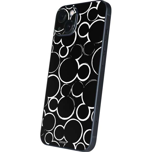 Disney Mickey Mouse Logo Pattern iPhone 15 Skin