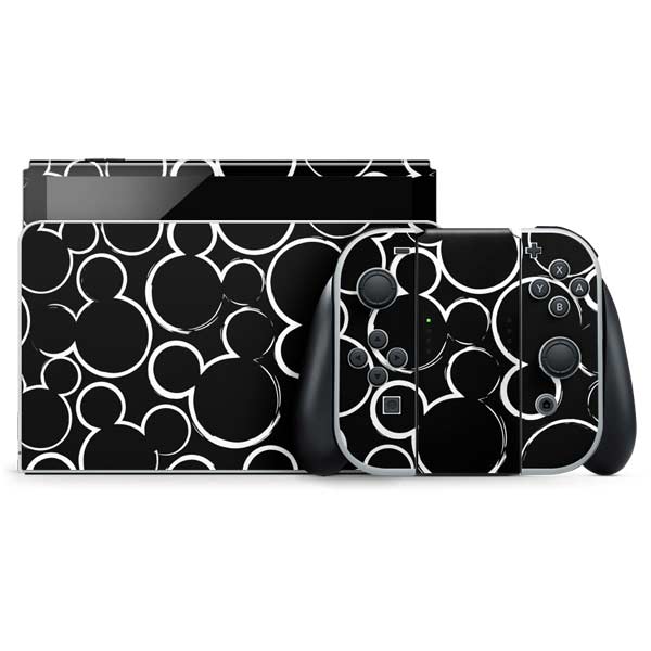 Disney Mickey Mouse Logo Pattern Nintendo Skins