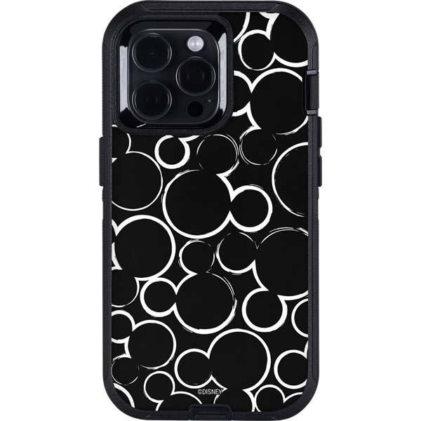 Disney Mickey Mouse Logo Pattern Otterbox Defender iPhone Skin