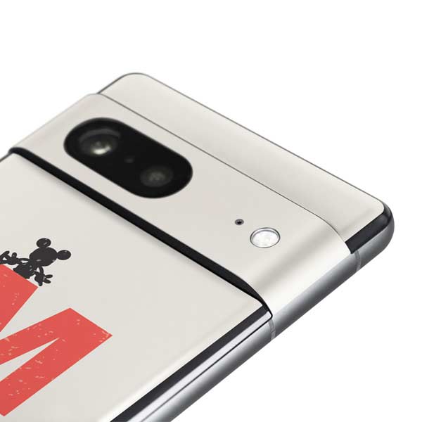 Disney Mickey Mouse Stacked Silhouette Split Pixel Skins