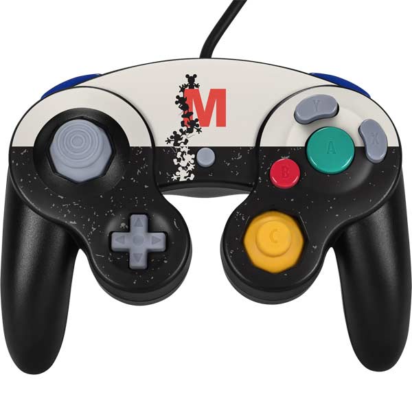 Disney Mickey Mouse Stacked Silhouette Split Nintendo Skins