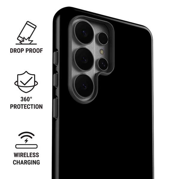 Midnight Black Galaxy S26 Ultra Impact Case