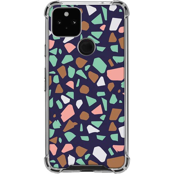 Midnight Terrazzo Pixel Cases