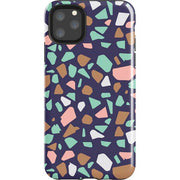 Midnight Terrazzo iPhone Cases