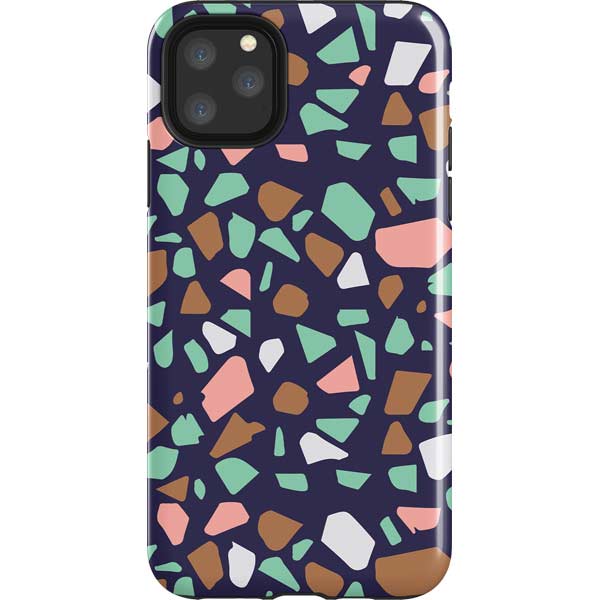 Midnight Terrazzo iPhone Cases
