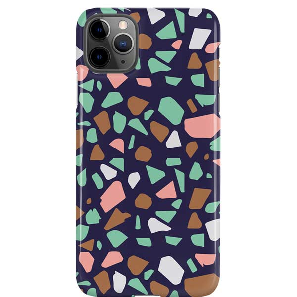Midnight Terrazzo iPhone Cases