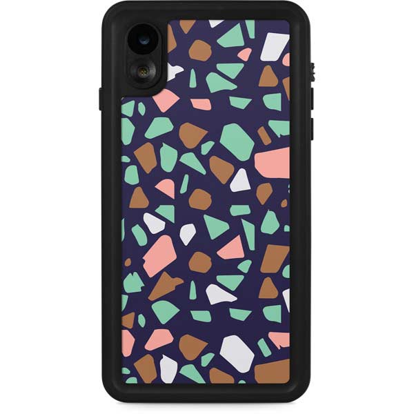 Midnight Terrazzo iPhone Cases