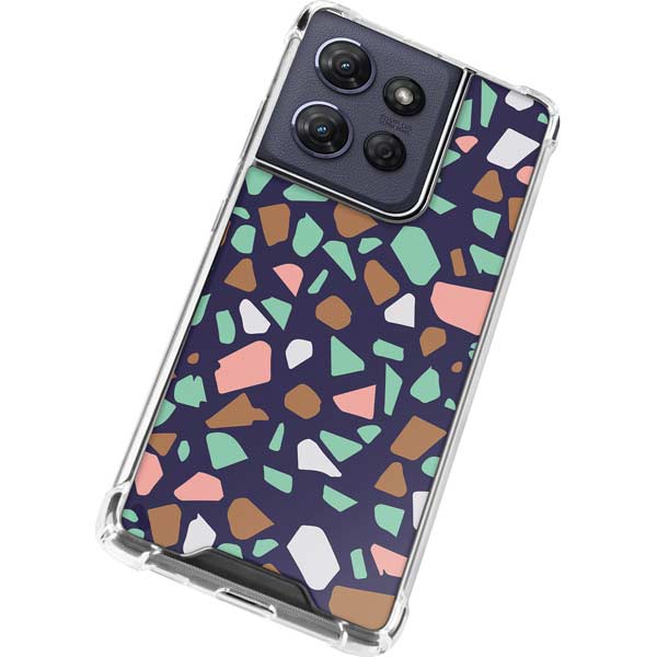 Midnight Terrazzo Moto G Play 5G (2025) Clear Case