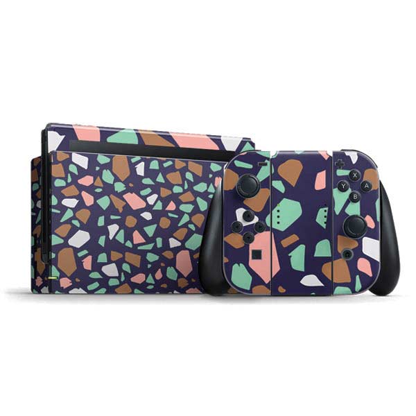 Midnight Terrazzo Nintendo Skins