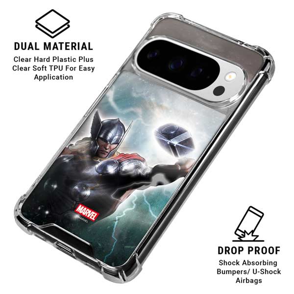 Marvel Thor Mighty Thor Google Pixel 10 Pro XL Clear Case